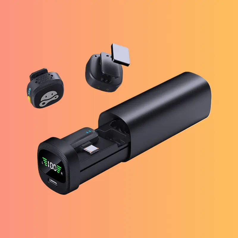 Complete Set Of Wireless Lapel Microphone With Sound Card Designed For Mobile Live Streaming, Clear Voice Recording, And Daily Broadcast Creation