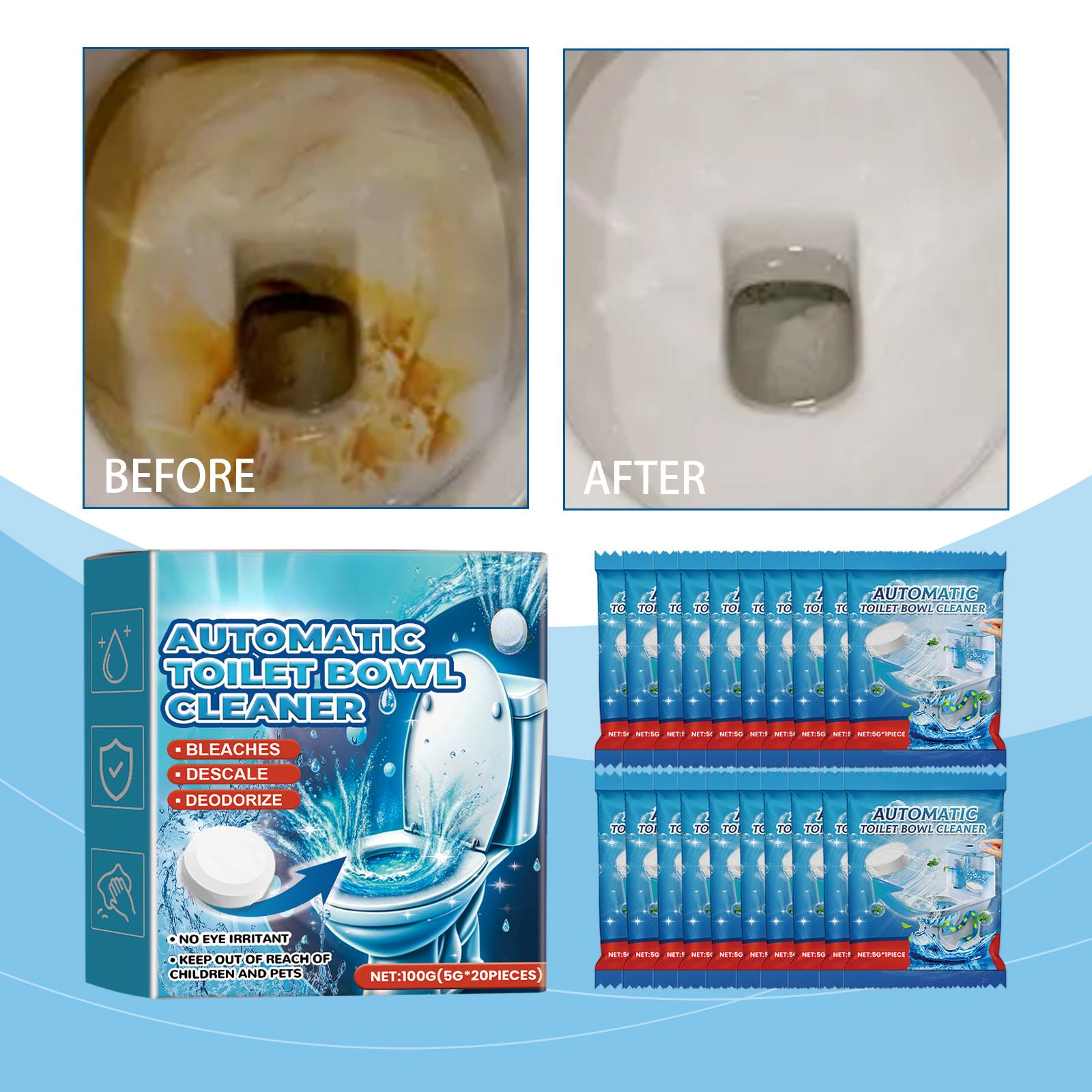 Toilet Cleaning Plate Toilet Easy Cleaning Decontamination Efficient Descaling Deodorant Toilet Cleaner Effervescent Tablets