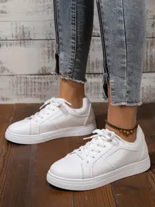 Women's Sports Shoes, Spring Summer Running Shoes, Casual Lace-Up Flat Shoes, Anti-Slip Comfortable Footwear, Ideal for Daily Wear