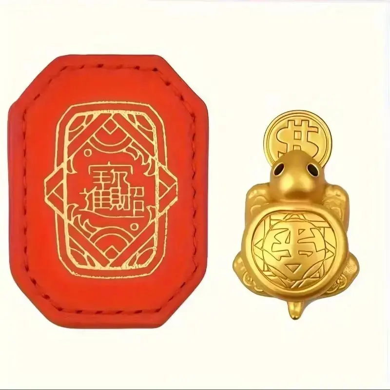 Lucky Sea Turtle Decor｜Handmade Copper Alloy Wealth Charm for Home, Desk, Gift for Women