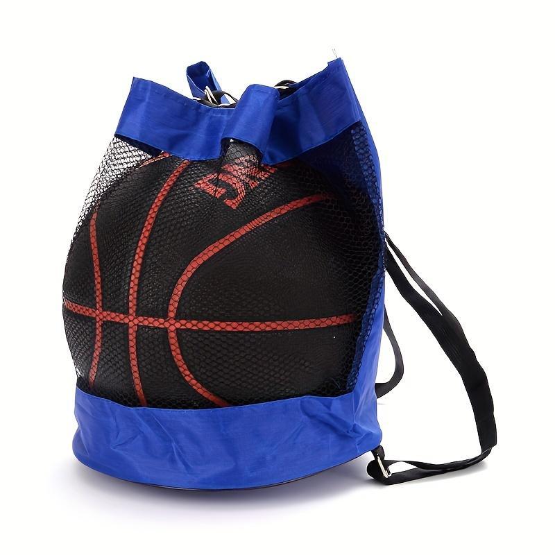 A Basketball Backpack, Oxford Cloth Single-shoulder Crossbody Bag, Basketball Net Pocket Backpack, Volleyball and Soccer Bag