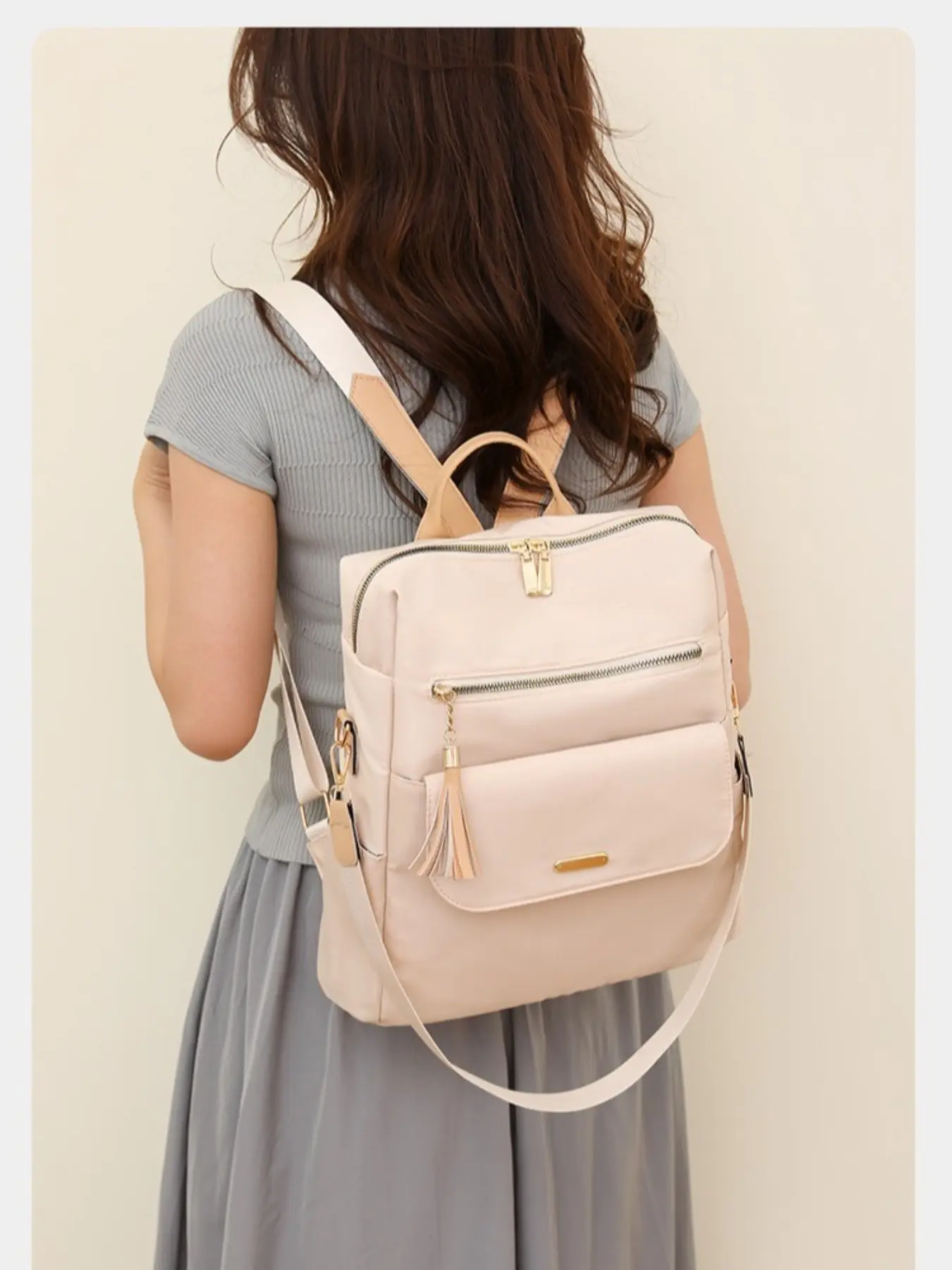 High-Quality Women's Backpack 2026 New Trendy Large Capacity, College Student Bookbag, Travel Backpack, Fashionable School Bag