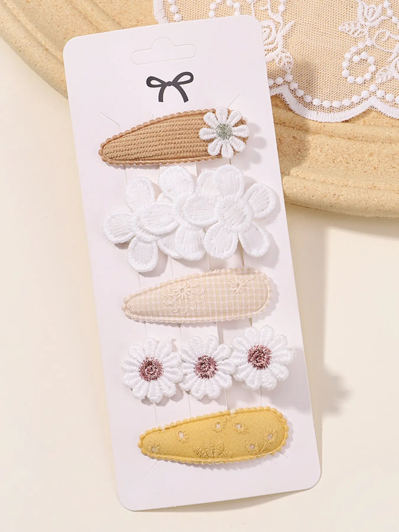 Cute Flower Design Hair Clips, Floral Hair Clips, Mini Hair Accessories for Girls, Fashion Hair Accessories for Party, Daily Clothing Decor