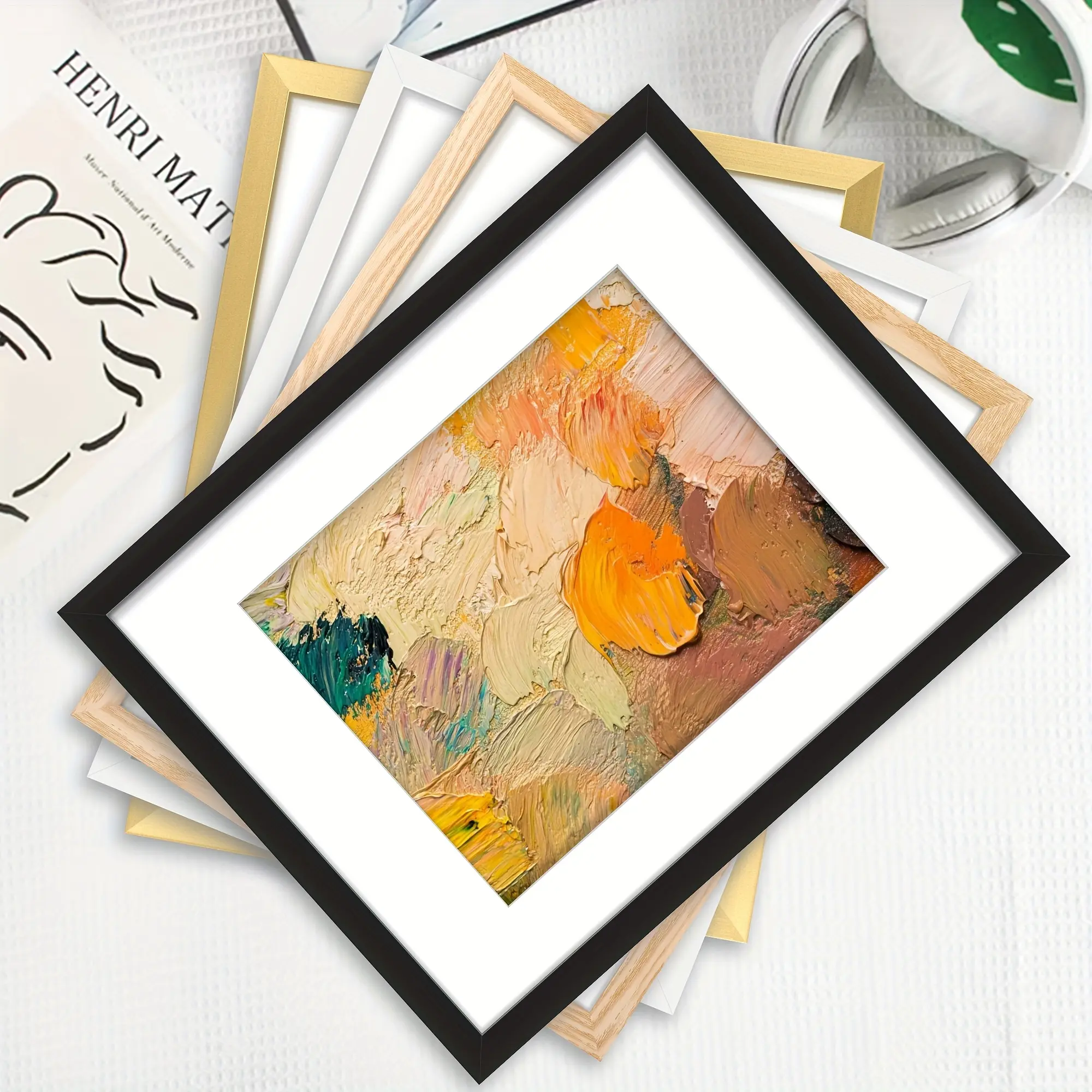 5pcs 12x16 Black Picture Frame, Display Pictures Or 12 X 16 Without, Wall Gallery Poster Photo Frames, Vertical Rectangle Picture Frame for Home, Office, Living Room, Art Decor, Birthday Party, Mother'S Day, New Year, Easter Gift