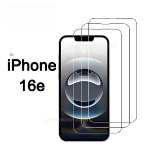 Screen Protector For iPhone 16e Tempered Glass HD Crystal Mica 9H Anti Scratch Case Friendly Clear