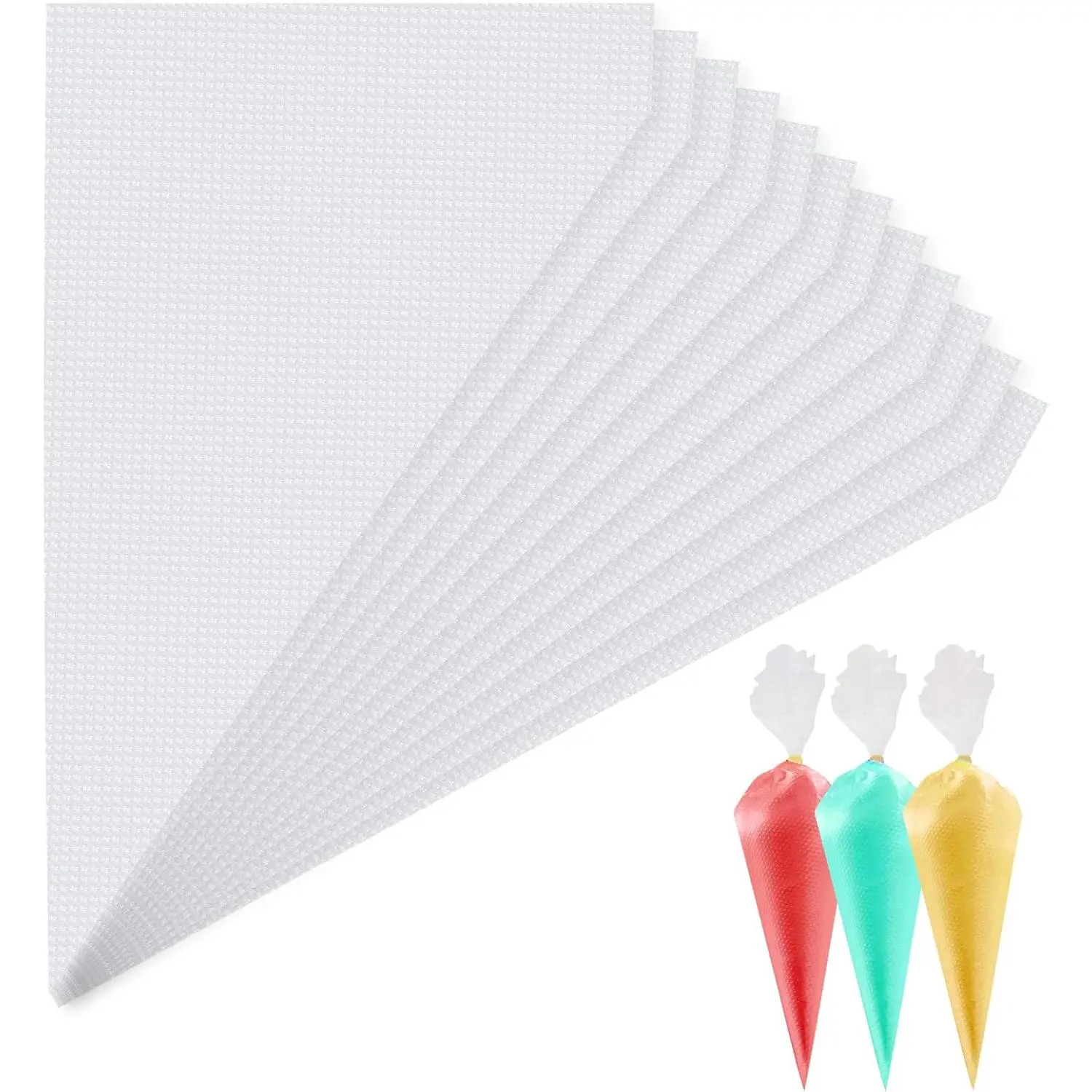 100 count Disposable Small Piping Bags 8 inch for Cream Frosting Cake