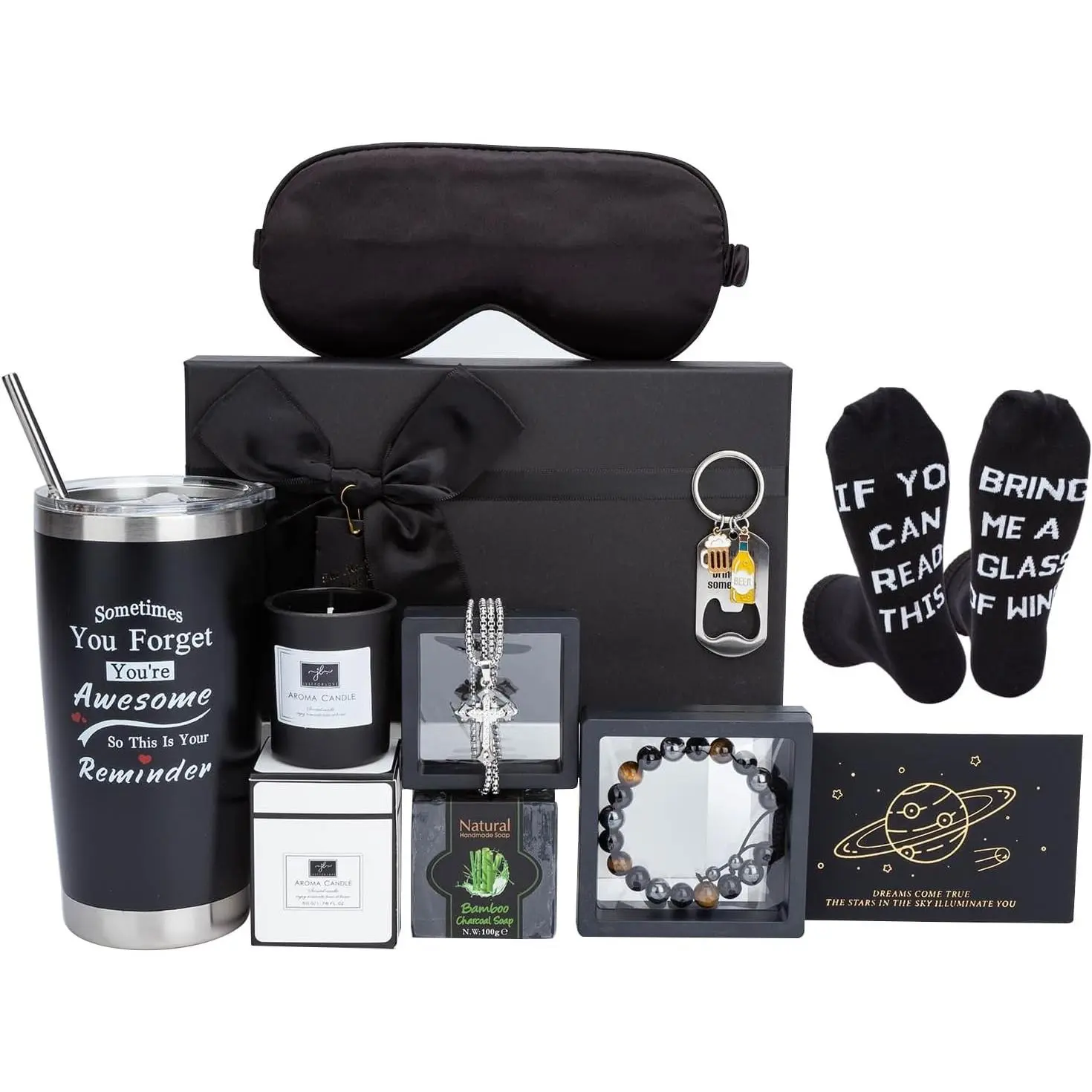 Premium Gift Baskets for Men - Birthday, Retirement, Thank You & Christmas Gifts for Dad, Husband, Boyfriend | Gift Box Set for Him