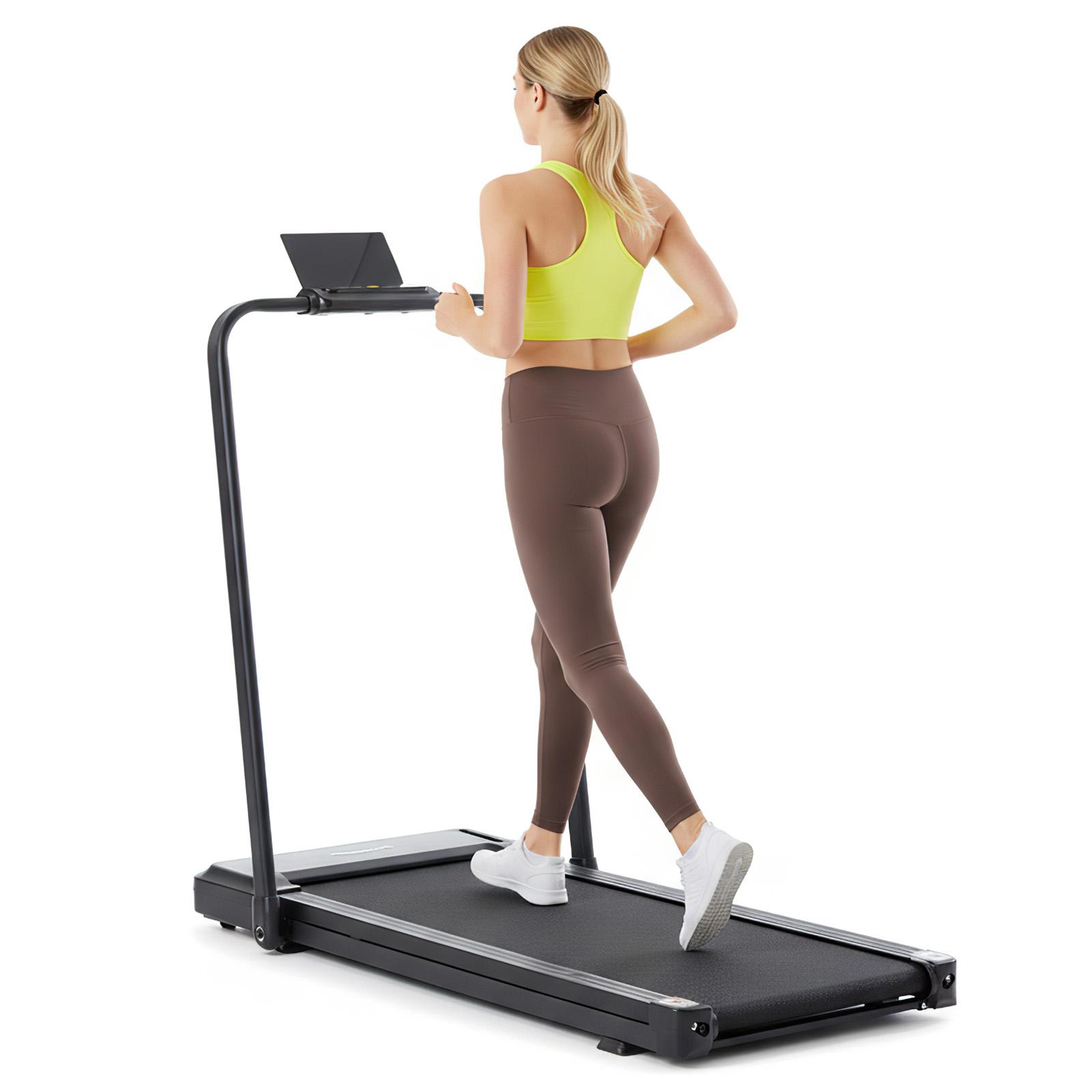 Walking Pad Treadmill, Under Desk Walking Machine with Adjustable Speed Settings, Portable Quiet Compact Treadmill for Home Office Workout
