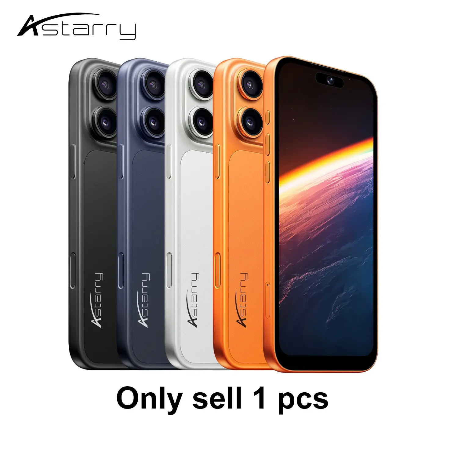 Astarry-17 Pro Max Smartphone, 6.75-Inch HD Screen, 3gb RAM, 32GB ROM, Dual Sim, 4100mah Battery, Android Os, Quad-Core Processor