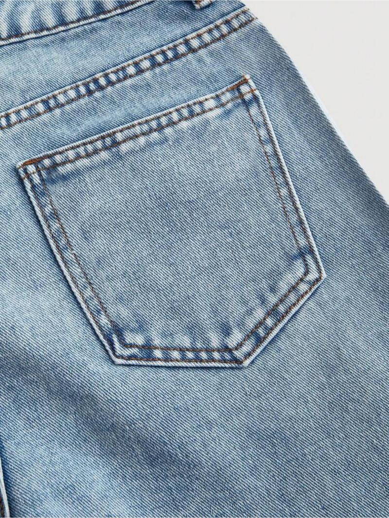 Women's Elegant High-Waisted Wide-Leg Jeans, with Rhinestone Embellished, All-Season Fitted Woven Fabric Fashion Pants