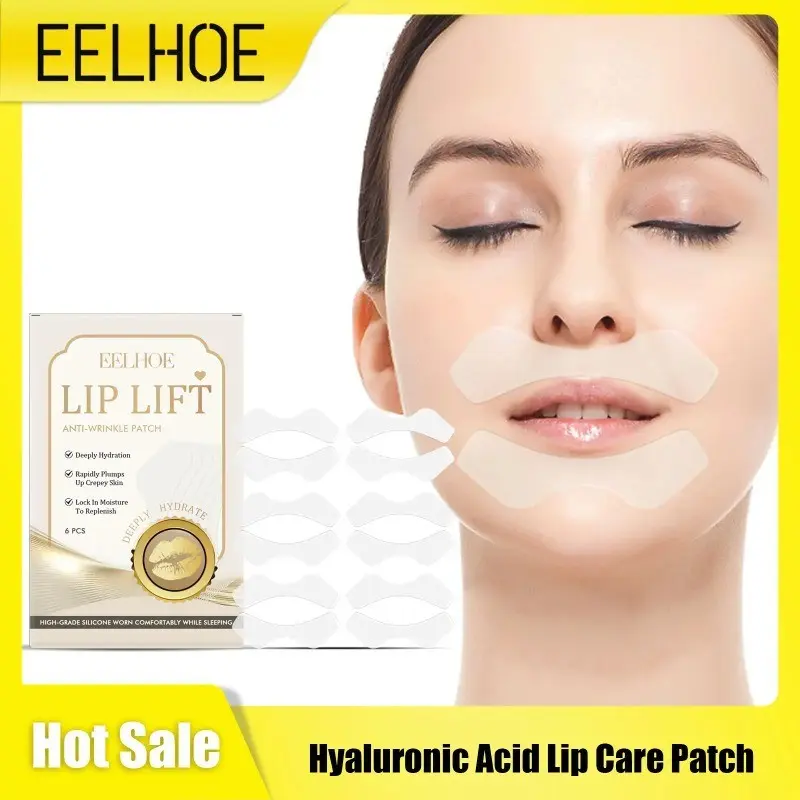 Silicone Wrinkle Patches For Lips Anti Aging Patches For Smoothing Mouth Smile Lift Firm Moisturizing Hyaluronic Lips Skin Care Patches