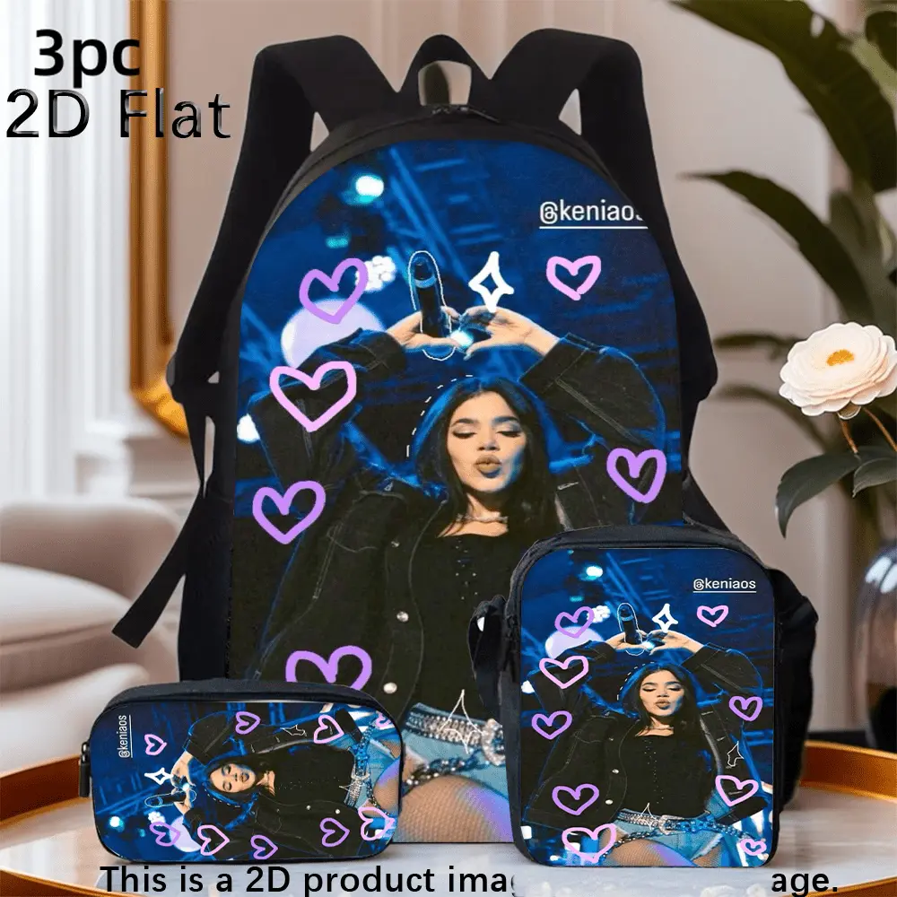 'S Autumn Halloween Christmas 3pcs Travel Bag Set Includes a Spacious Backpack, a Pencil Case, And a Zippered Messenger Bag with Adjustable Shoulder Straps, Making It an Excellent Gift for Travel And Commuting
