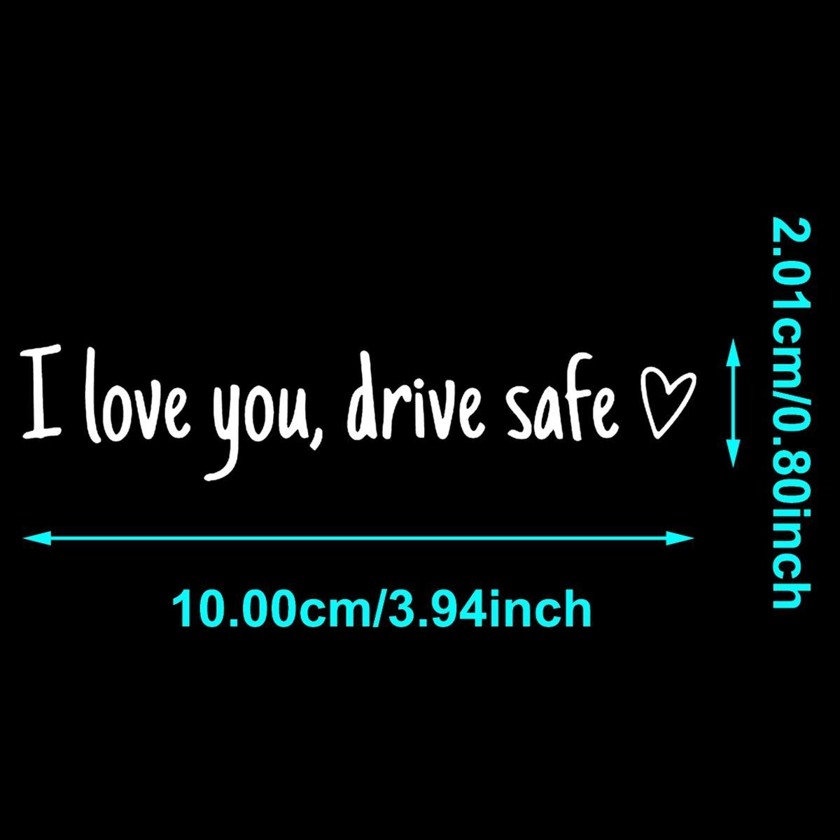 4 PCS Letter Pattern Car Rearview Mirror Sticker, Car Rearview Mirror Decal Sticker, Decorative Car Sticker, Universal Car Accessories for Women & Girls.