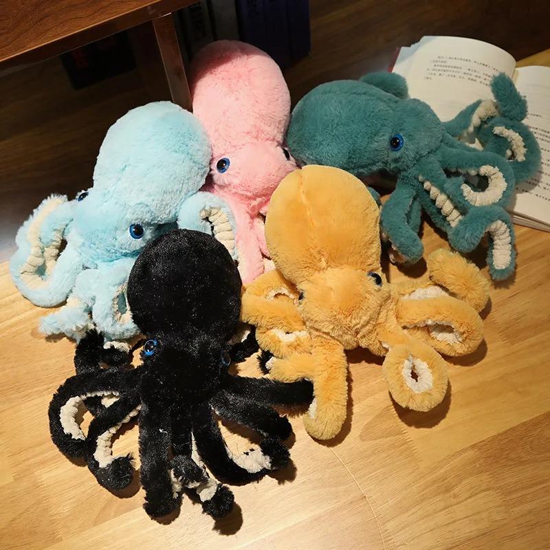 Kawaii Giant Octopus Plush Pillow Soft Stuffed Animal Home Decor