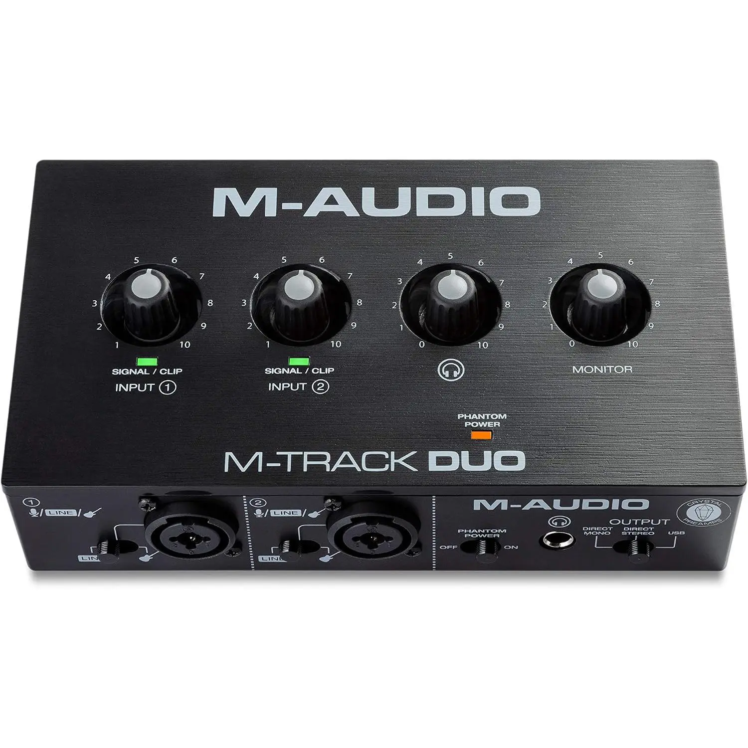 M-AUDIO M-Track Duo USB Audio Interface with USB Input