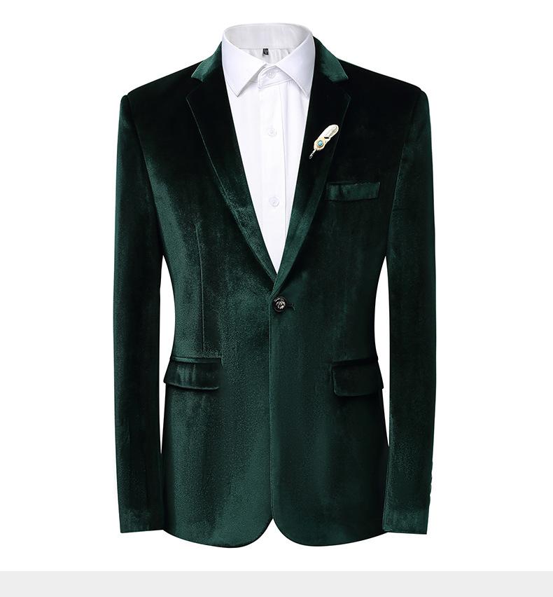 Men's Velvet Suit Jacket  Wedding Tuxedo, Formal Gala Dinner Blazer, Casual Evening Dress Coat