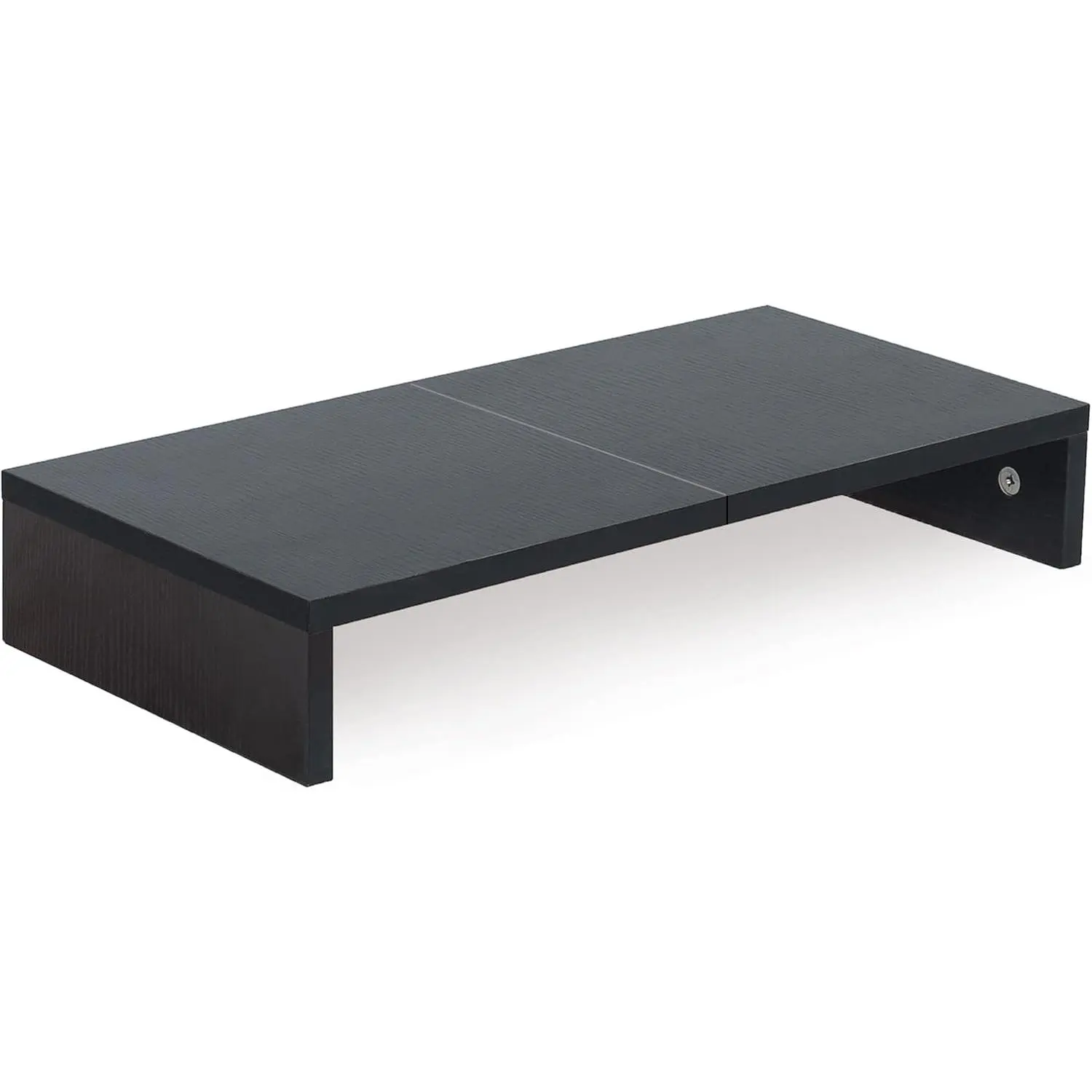 20 Inch  Stand Riser, Black Desktop Stand for PC/TV/Laptop/Printer,   Riser with Storage,  Stand Keyboard Organizer