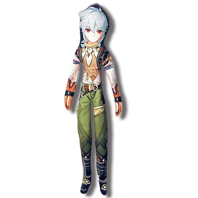 Game Genshin Impact Xiao Wanderer Kinich Wriothesley Cosplay Plush Doll Stuffed Figure Abstract Joint Twistable Dolls Party Prop