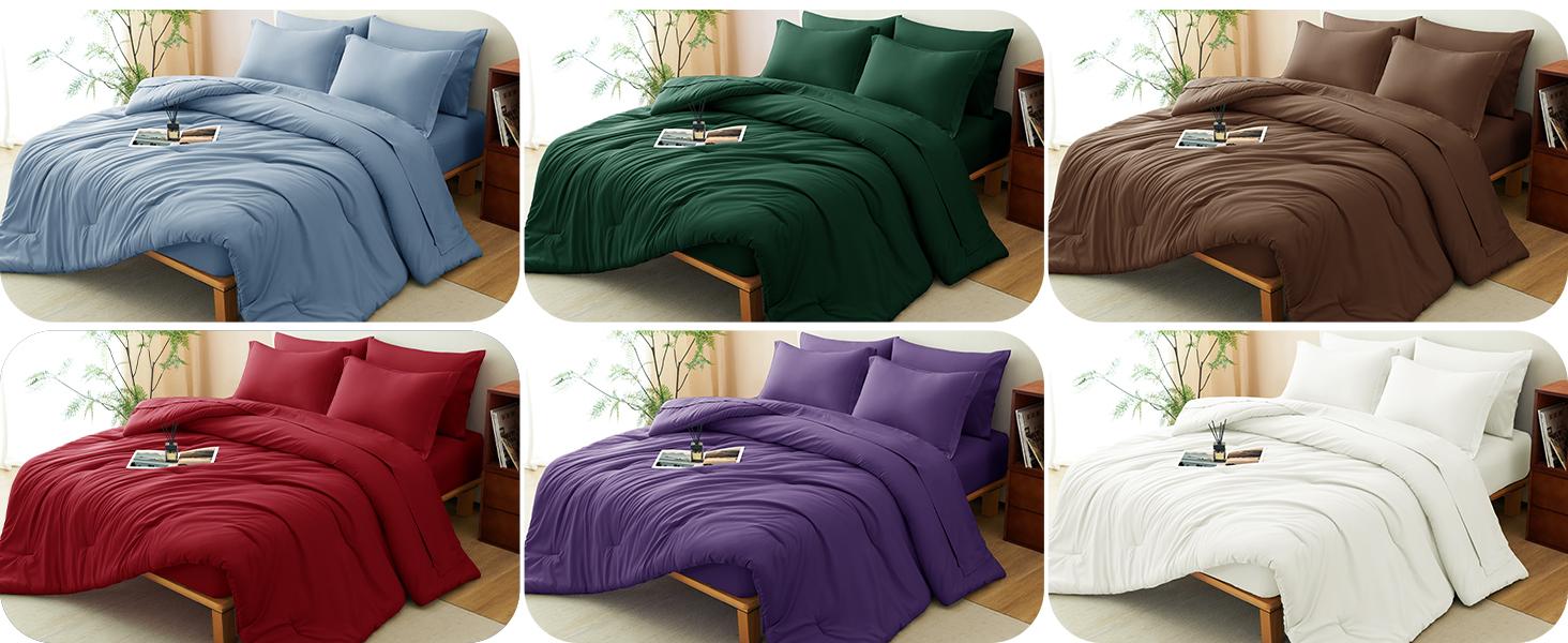 Full Comforter Set Burnt Orange, 7 Pieces Bed in a Bag Terracotta Comforter Set with Sheets, All Season Boho7PC Bed Sets with Comforter, Fitted Sheet, Flat Sheet, Pillow Shams and Pillowcases Full Comforter Set Burnt Orange, 7 Pieces Bed in a Bag Terracotta Comforter Set with Sheets, All Season Boho7PC Bed Sets with Comforter, Fitted Sheet, Flat Sheet, Pillow Shams and Pillowcases