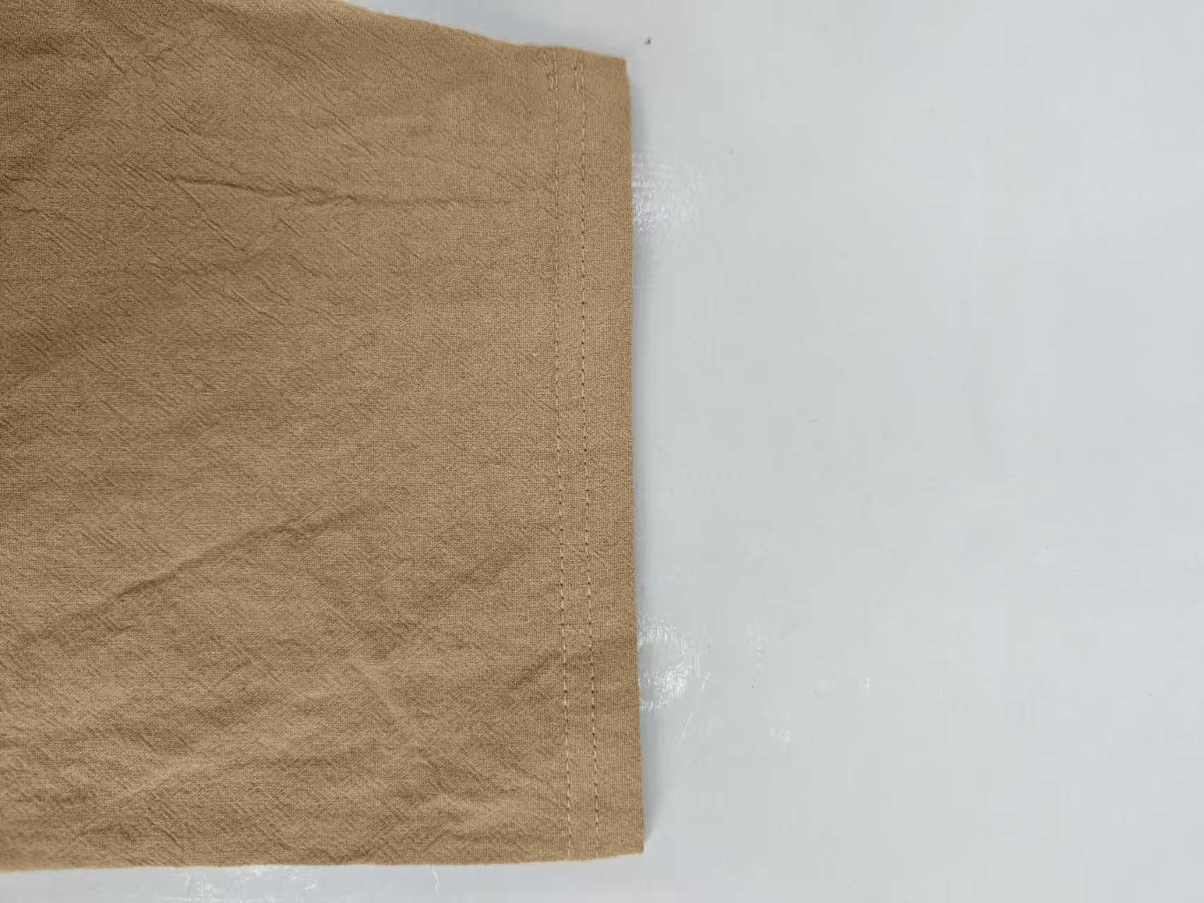 American-style Summer Lightweight Breathable Linen Amekaji Loose-fitting Hooded Men's Short-sleeve Shirt 95% Linen 5% Polyester Casual Menswear