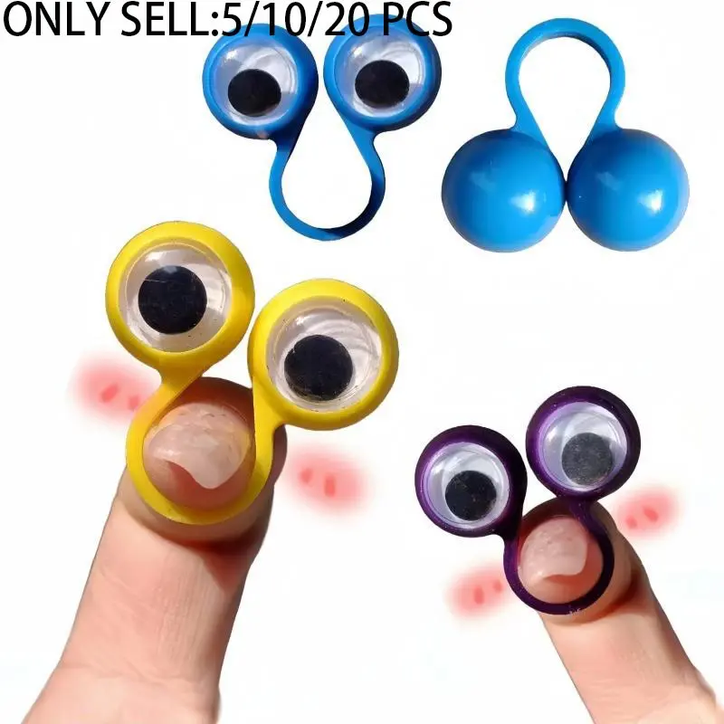 [Hot Selling] Creative Halloween Eyeball Rings, Fun Finger Eye Jewelry, Costume Jewelry Rings for Party Gifts, Unique Birthday & Valentine's Day Presents