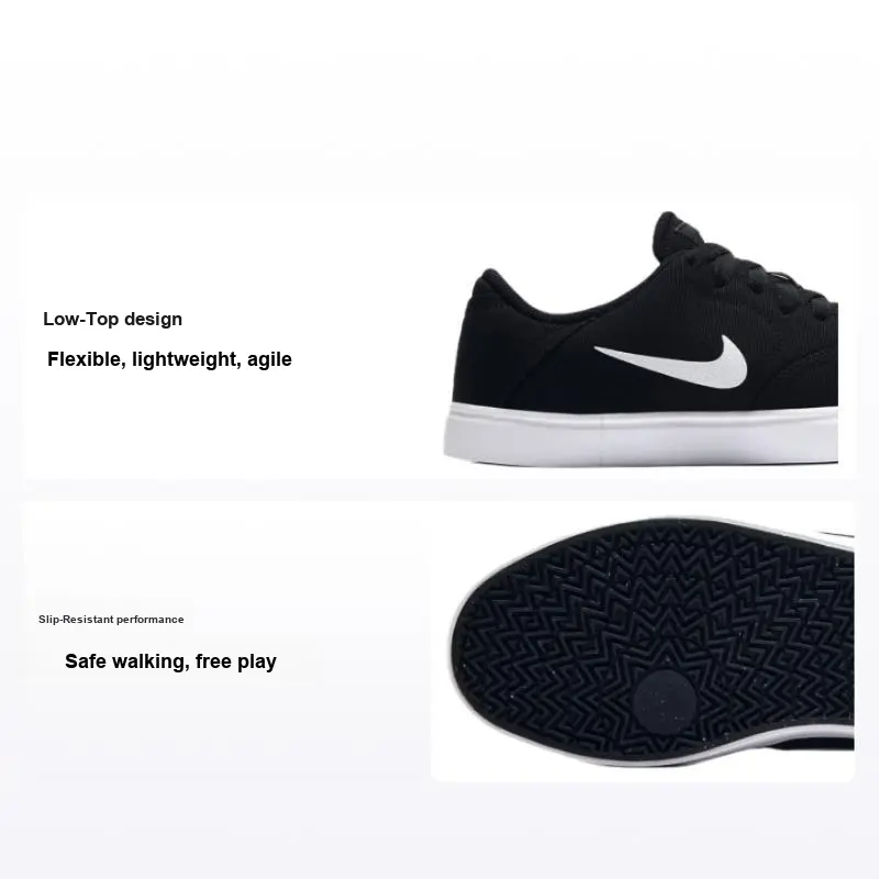 Nike Check Canvas SB GS 'Black' 905373-003