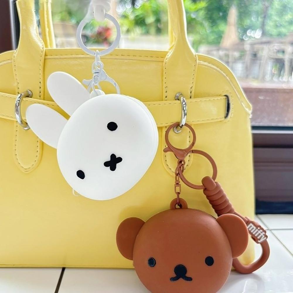 Kawaii Miffy Boris Cute Coin Purse Cartoon Rabbit Soft Silicone Mini Multifunctional Storage Bag Decoration Pendant Girl Gift