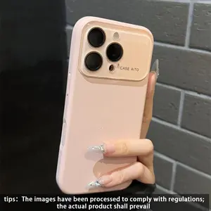 Fashion HD Lens Film Anti-Drop Phone Case, Compatible with iPhone 17 Pro Max 17 16 Pro Max 15 15 Pro Max 14 Pro Max 13 12 Shockproof Protector
