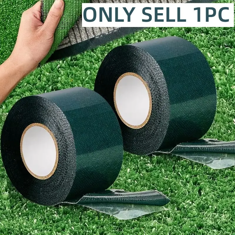 Double-Sided Artificial Turf Tape, 2 Inches by 16.5 Feet, Specifically Designed for Golf Courses. This Self-Adhesive Tape Is Used for Connecting Artificial Grass Carpets And Outdoor Rugs, Double Sided Tapes