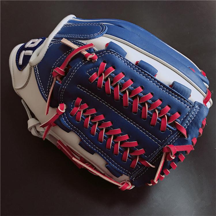Recommended Hot Sale Taiwan Full Cowhide Baseball Glove Hard Style Infield Pitcher Glove with Snake Pattern Ball Stopper Pack of 2