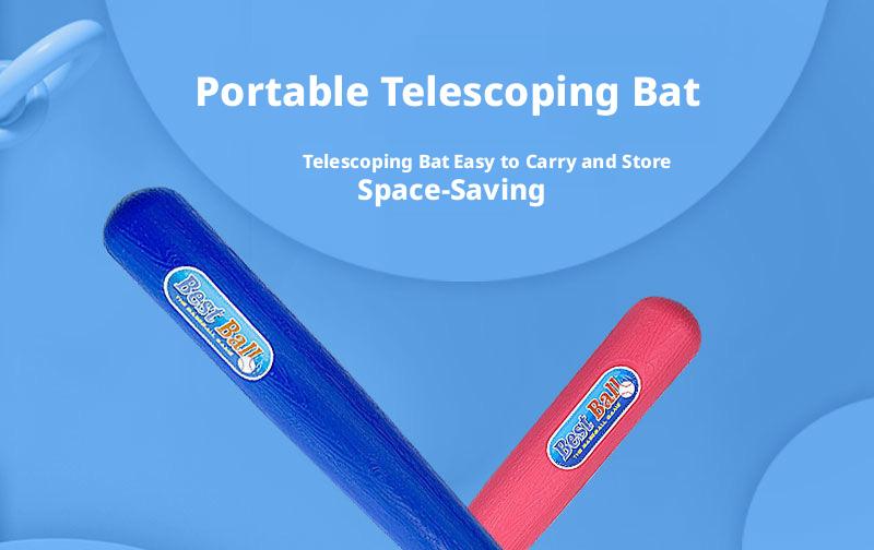 Fun Launcher Baseball Toy for Kids – Pop-Up Pitching Machine with Bat & 3 Balls – Outdoor Sports Game, Gift for Boys & Girls Ages 3-8,Children's foot-operated catapult baseball training machine, automatic baseball launcher for indoor and outdoor sports