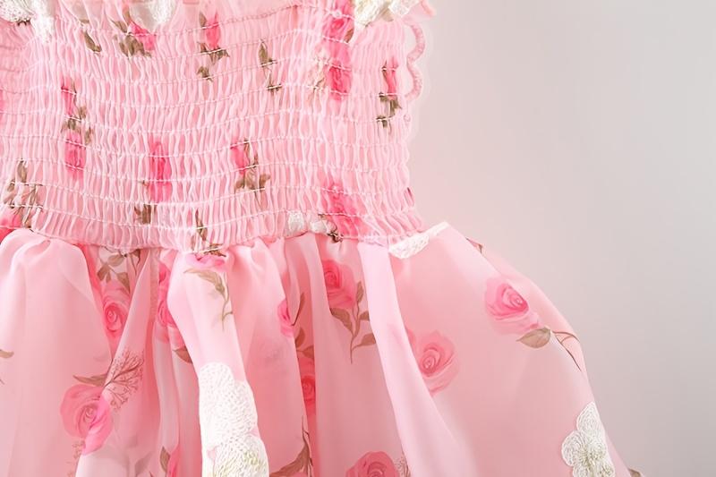 Summer Fairy Dress for Baby Girls with 3D Butterfly Wings, Perfect for Sweet Birthday Parties And Evening Events, Stylish Princess Gown for Girls Aged 0-3