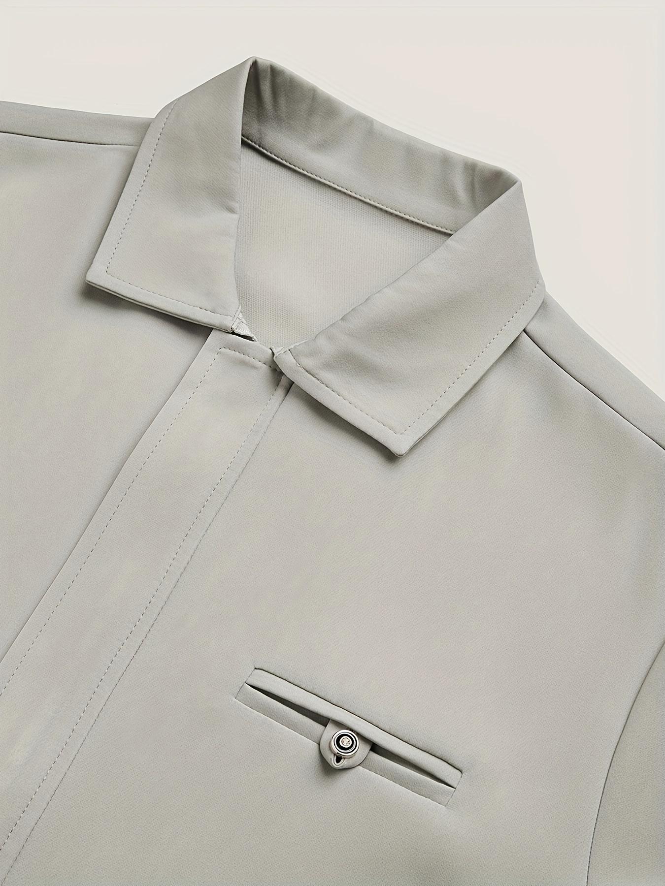 African Dashiki Men's Set, Short Sleeve Workwear Style, Zippered Cardigan, Ethnic Style, Elastic Waist Pants, African Clothing, Big & Tall Men's Set, Men's Casual Shirt and Pants 2pcs Set, New Four-Season Style 1 Set, Street Style, Party, Wedding