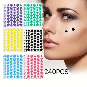240/480/720 - Count Multiple Colour Star Shape Pimple Patch Set -Hydrocolloid Pimple Patch, Non-Alcohol, Suitable for All Skin Types, Men and Women, Gentle, and Convenient for Daily Use