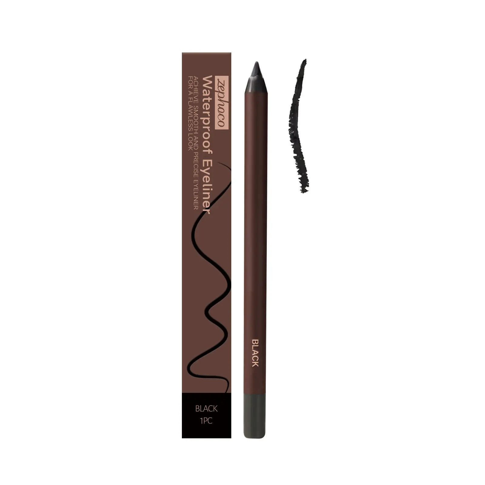 Zephoco Eyeliner Pen, Waterproof Long-Lasting Eye Makeup, Smooth Flow Gel Liner, Easy Application, Perfect for Daily Use, Eye Makeup Product