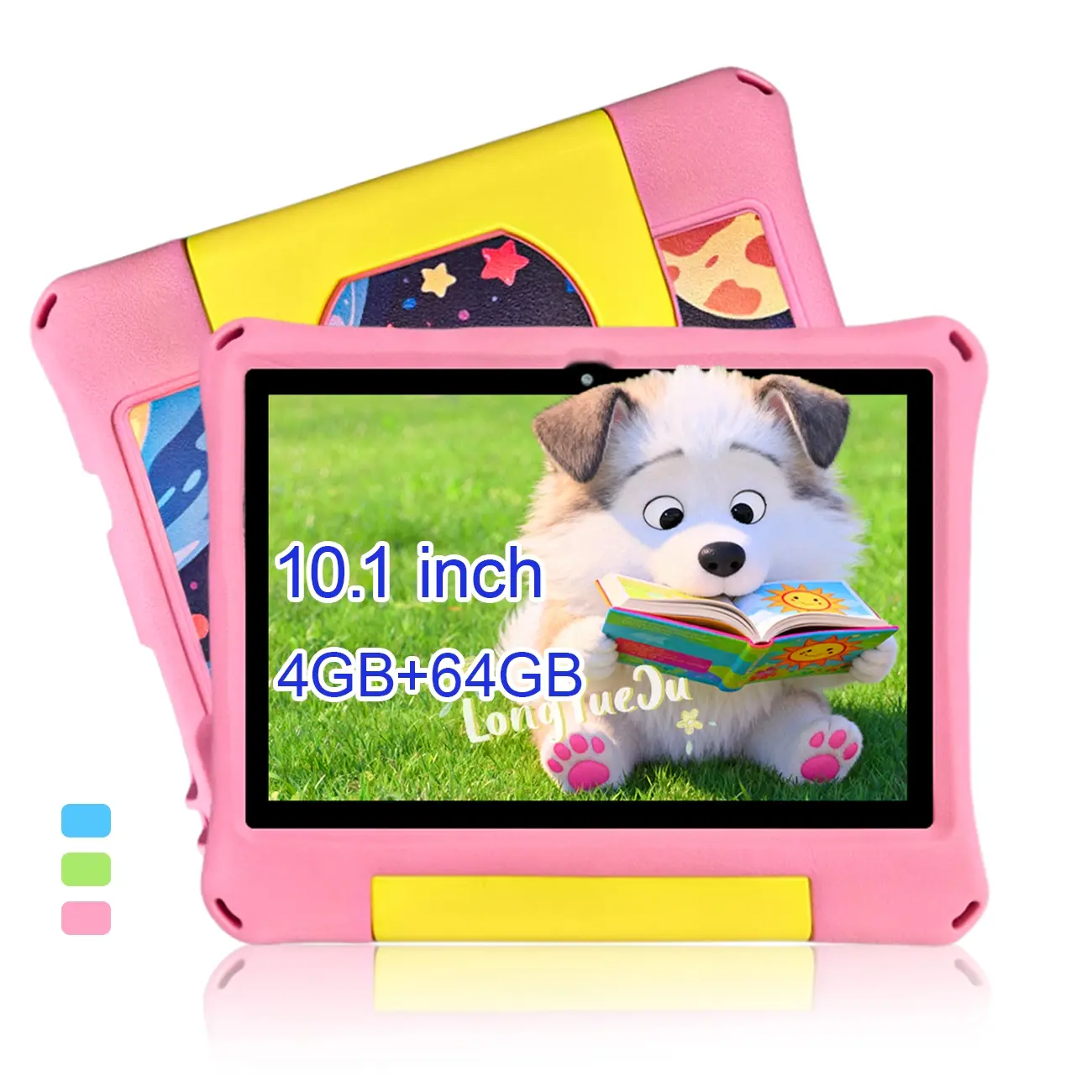 10.1-inch Android tablet | 3-12 years old | Home use | Movies | Internet | Wireless connection | Games | Music | Installing iWAWA education software | Parents | Interactive learning | Festival gifts | No adapter | Blue | Pink | Green
