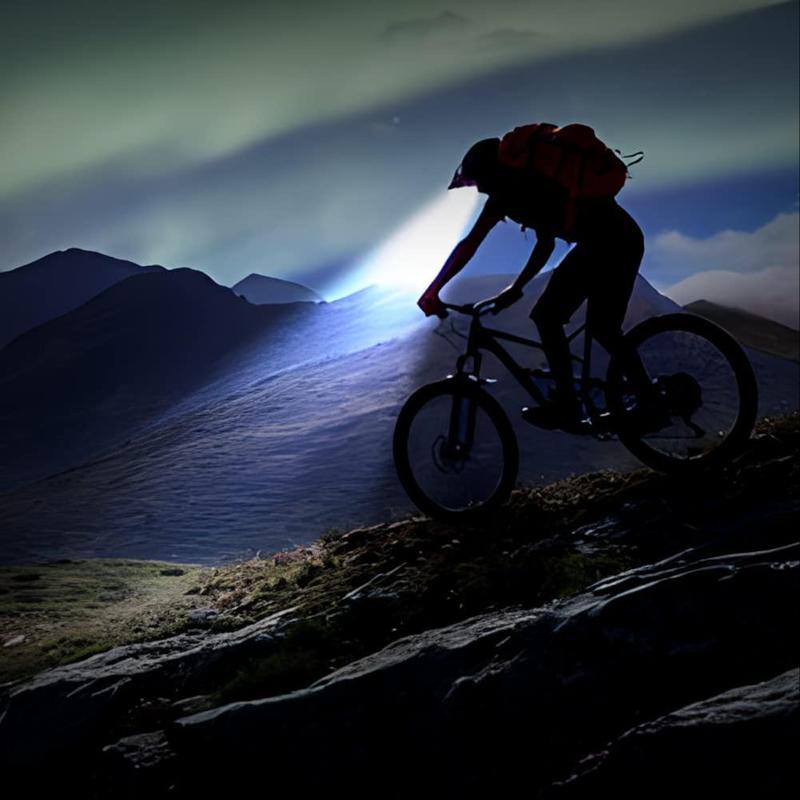 NextQube Rechargeable Headlamp(1PCS) , Bright Head Lamp, 90°Angle Head Lights for Forehead, Adjustable Focus Headlight, 4Mode LED Headlamp Rechargeable, Headlamps for Adults Hard Hat Camping Hiking