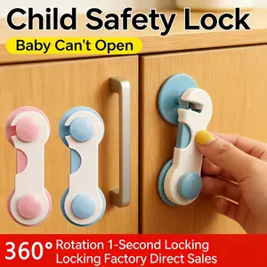 12pcs Adjustable Quality Child Safety Locks Drawer Cabinet Anti-Pinch Hand Protection Locks, Child Safety Drawer Locks Cabinet Door Anti-Open Protection Locks, Baby Anti-Pinch Hand Safety Locks Adjustable Drawer Cabinet Protection Artifact
