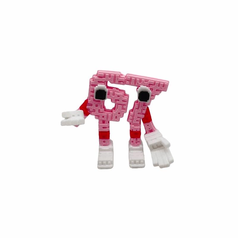 2pcs New 3D Printed 67 Brainrot Figure Miniature Car Desktop Home Decor Accessories Kids Toys Great Gift Living Room Decoration