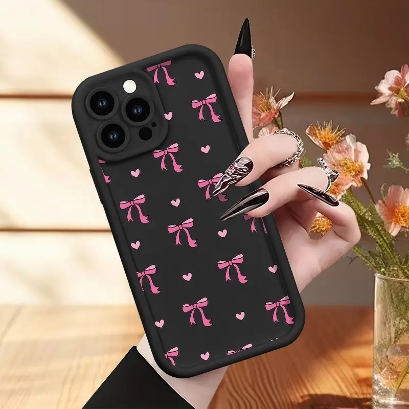 Phone case:   Heart Bow Full Series A54 Phone Case, A52 Soft Matte, A13 Frosted, S24 Full Coverage, S20 FE/S21 Plus/S22/S22 Ultra, Compatible with Galaxy S23/A05/A12/A13/A15/S22/S23