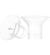 6oz Wide-Mouth Breastmilk Storage Bottles with Two-Pieces Sealing Cap, Leak-Proof Design, No-Fade Reading Marking, Compatible with Spectra S1 S2 9 Plus, Motif Luna, and Most Wide-Mouth Flanges, 4 Pack