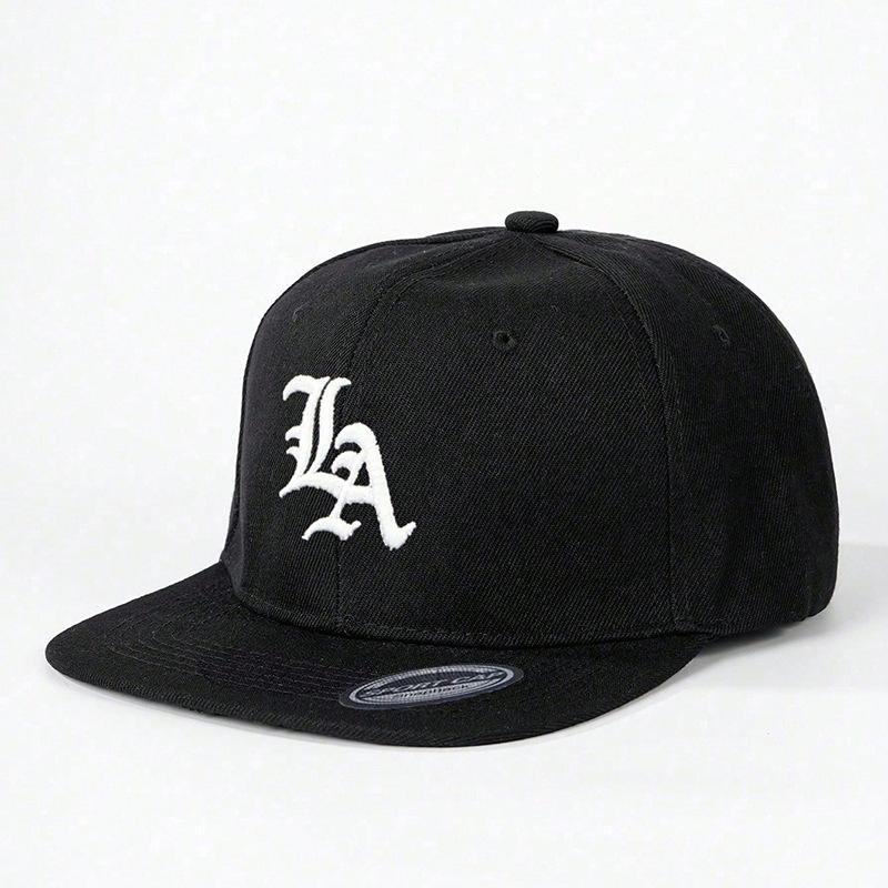 TEMU SHEIN Embroidered Flat Brim Baseball Cap Outdoor Adjustable Sun Protection Casual Hat