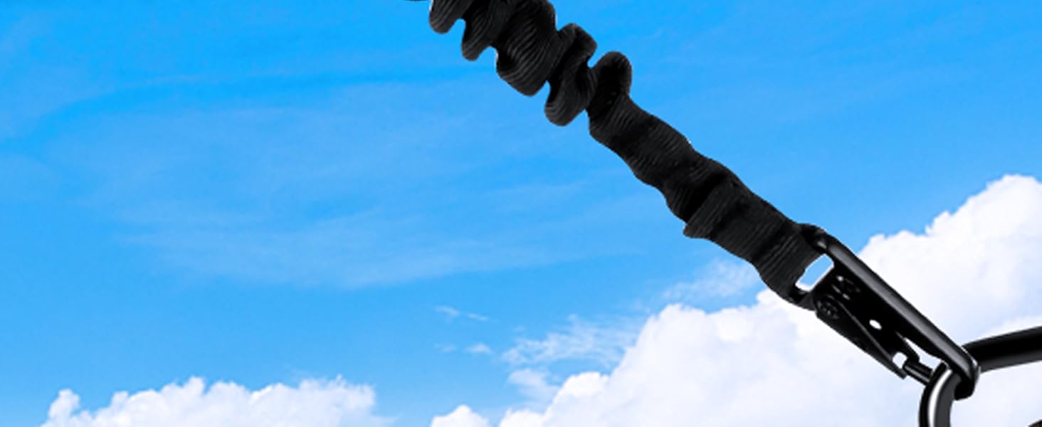 Two Point Traditional Sling with Attachments Mounts, Adjustable Extra Long Rifle Sling for Rifle with 2 Pack 1.25" QD Swivel Mounts for M-Rail