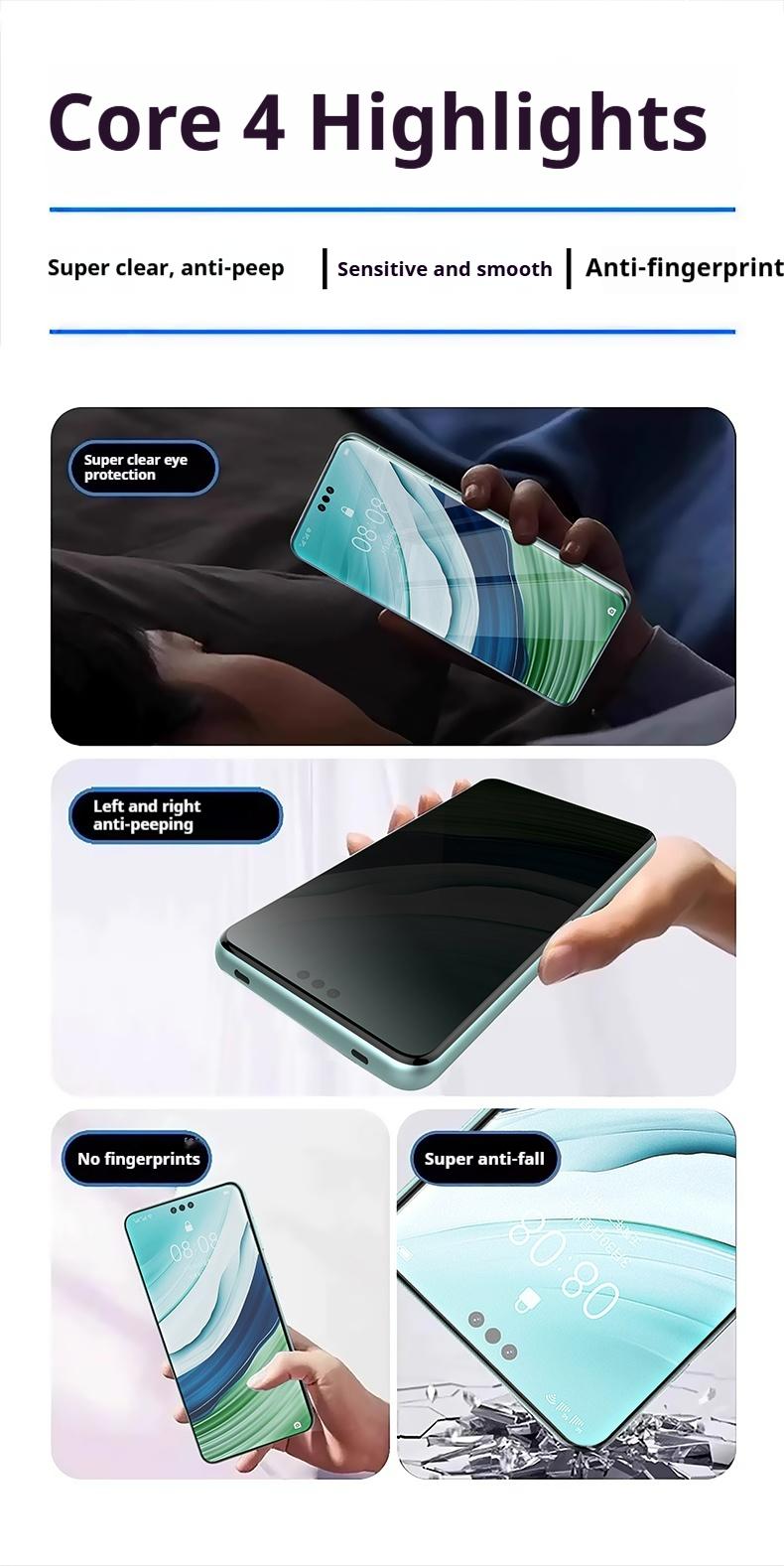 S25Ultra Matte Privacy Hydrogel Film For Samsung S25 Ultra Anti peeping Screen Protector Galaxy S25+ S25Plus Soft Frosting