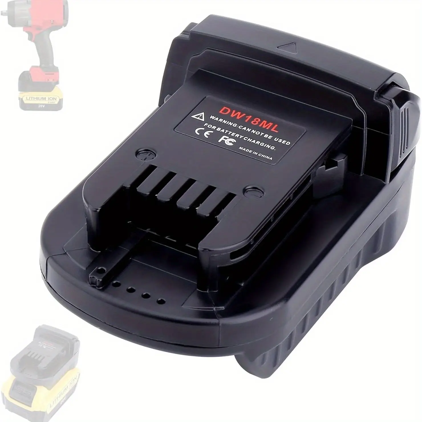 Tool 18v Series Cordless Tools Adapter, Replace Dewalt 20v Battery Pack, Fully Compatible with 48-11-1840/48-11-1850, Only Converter Included