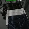 Men's Bamboo Fiber Athletic Workout Underwear 3-6 Pack, Breathable Quick-Dry Fabric Designed for Sports, High Elasticity and Moisture-Wicking