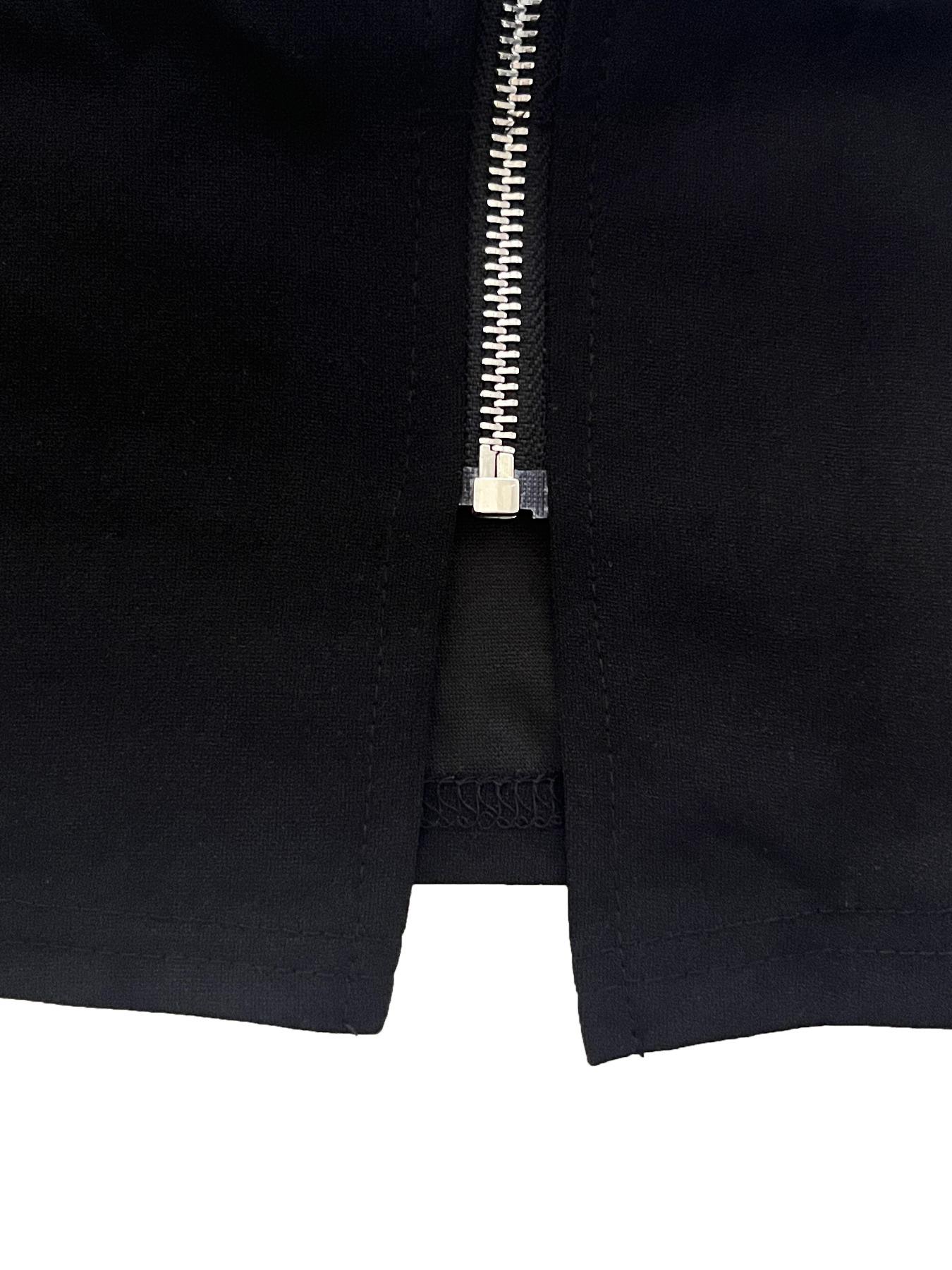 Women's Houndstooth Patchwork Print Pocket Zipper Design A Line Dress, Chic Elegant Stand Collar Long Sleeve Short Dress for Spring & Fall, Casual Everyday Wear, Ladies Clothes for Daily Wear