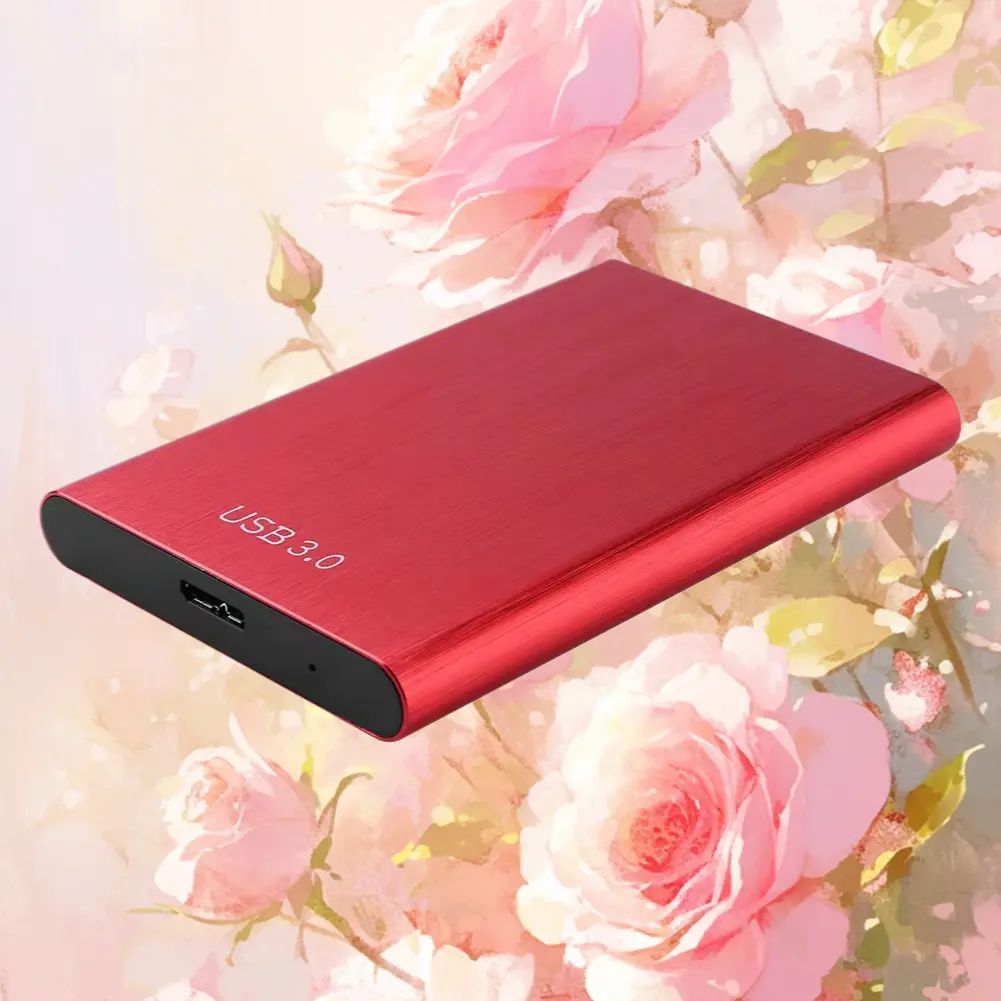 Brushed Metal 2.5 Inch Aluminum Alloy Anti-Teardown SSD Drive Enclosure, SATA Serial Port, USB3.0 Port, High-Speed Data Transfer Hard Disk Enclosure for Notebooks