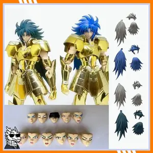 n Stock Metal Club/MC Model Saint Seiya Myth Cloth EX Gemini Saga with Kanon Head Gold Knights Anime Action Figure Toys Gifts
