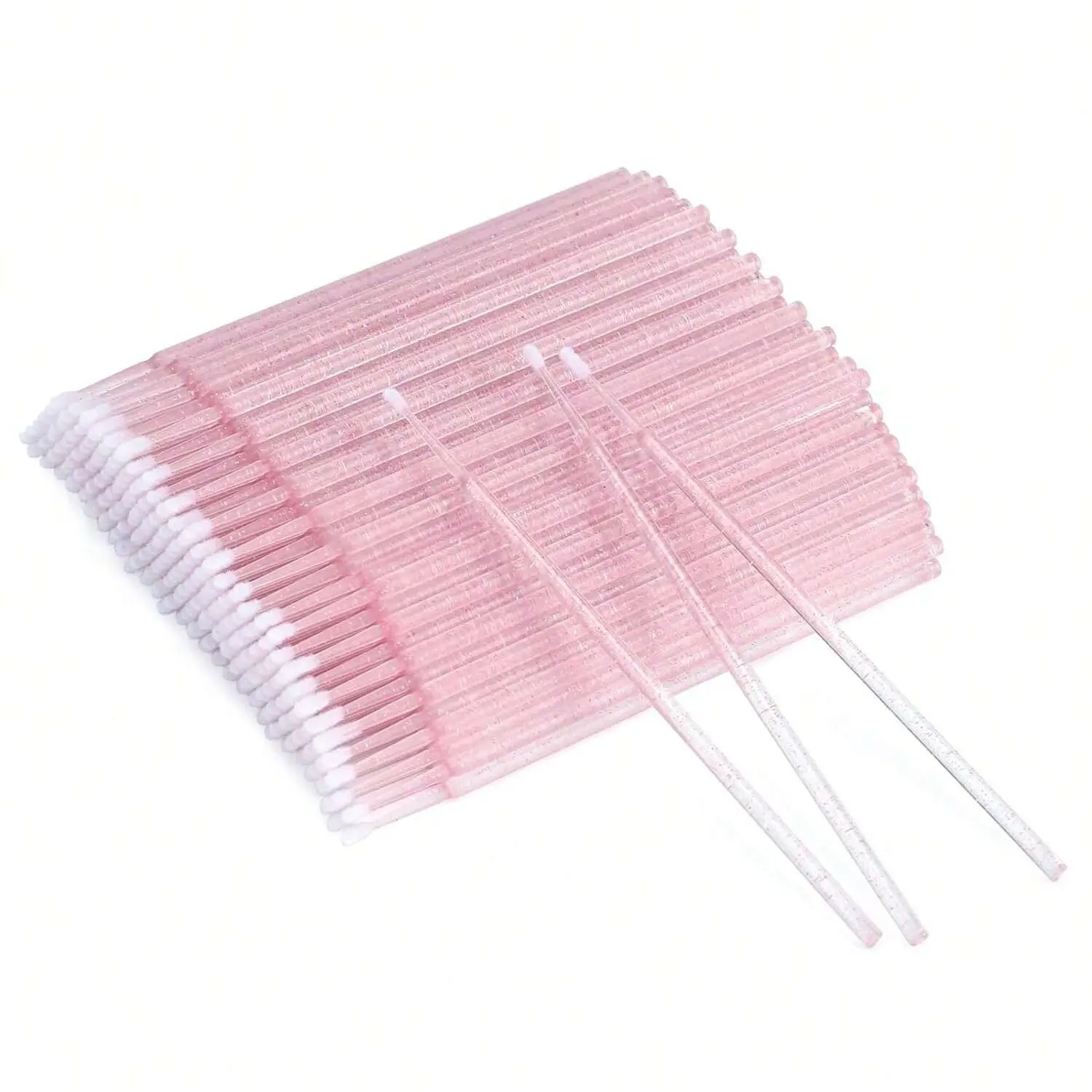 100 Disposable Micro Lash Extender Brushes Swabs, Easy-To-Use False Eyelash Tools, Ideal for Quick Application, Perfect for Daily Use